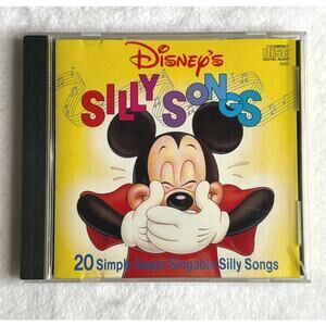 Disney’s Silly Songs CD 1988 Walt Disney Records 20 Classic Kids Sing-Along Hits